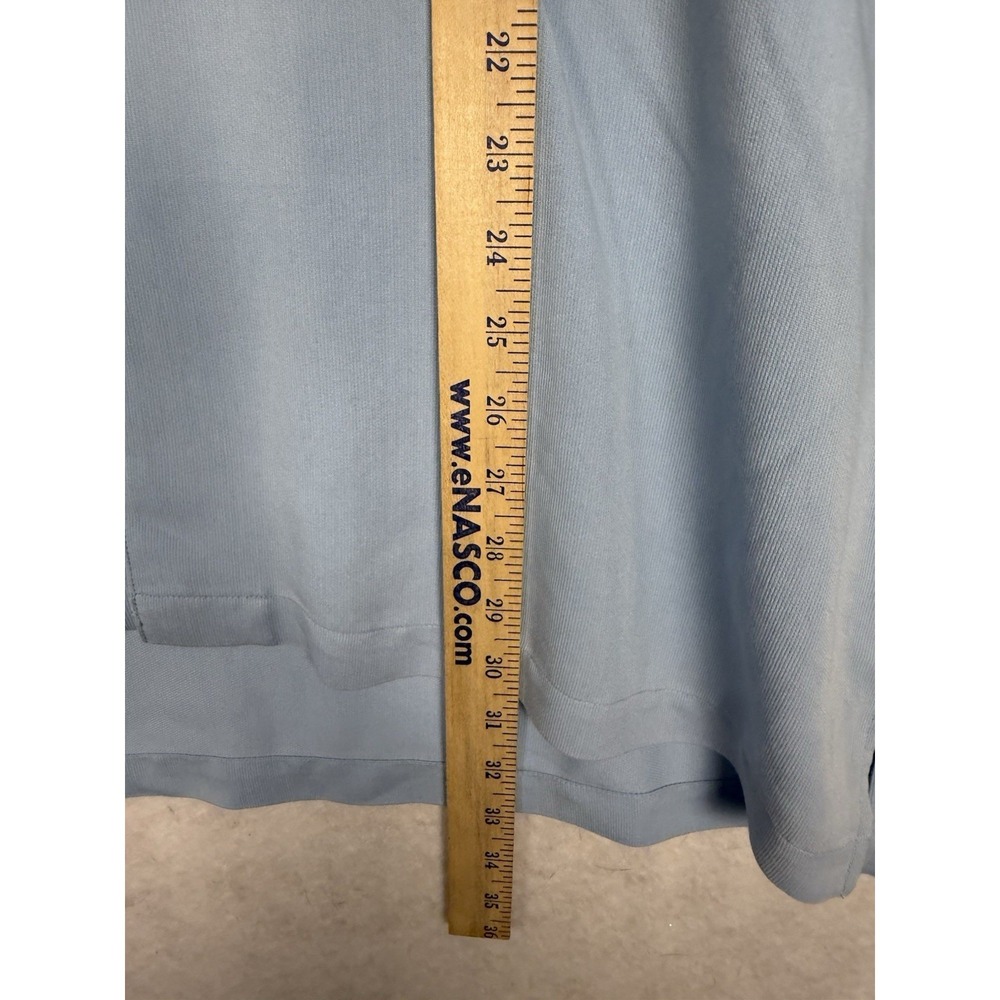 Harriton Indianapolis Motor Speedway Camp Shirt XL Blue Rayon Blend Button Front - Picture 4 of 5